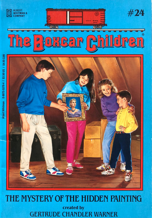 The Boxcar Children #24 The Mystery of the Hidden Painting by Gertrude Chandler Warner